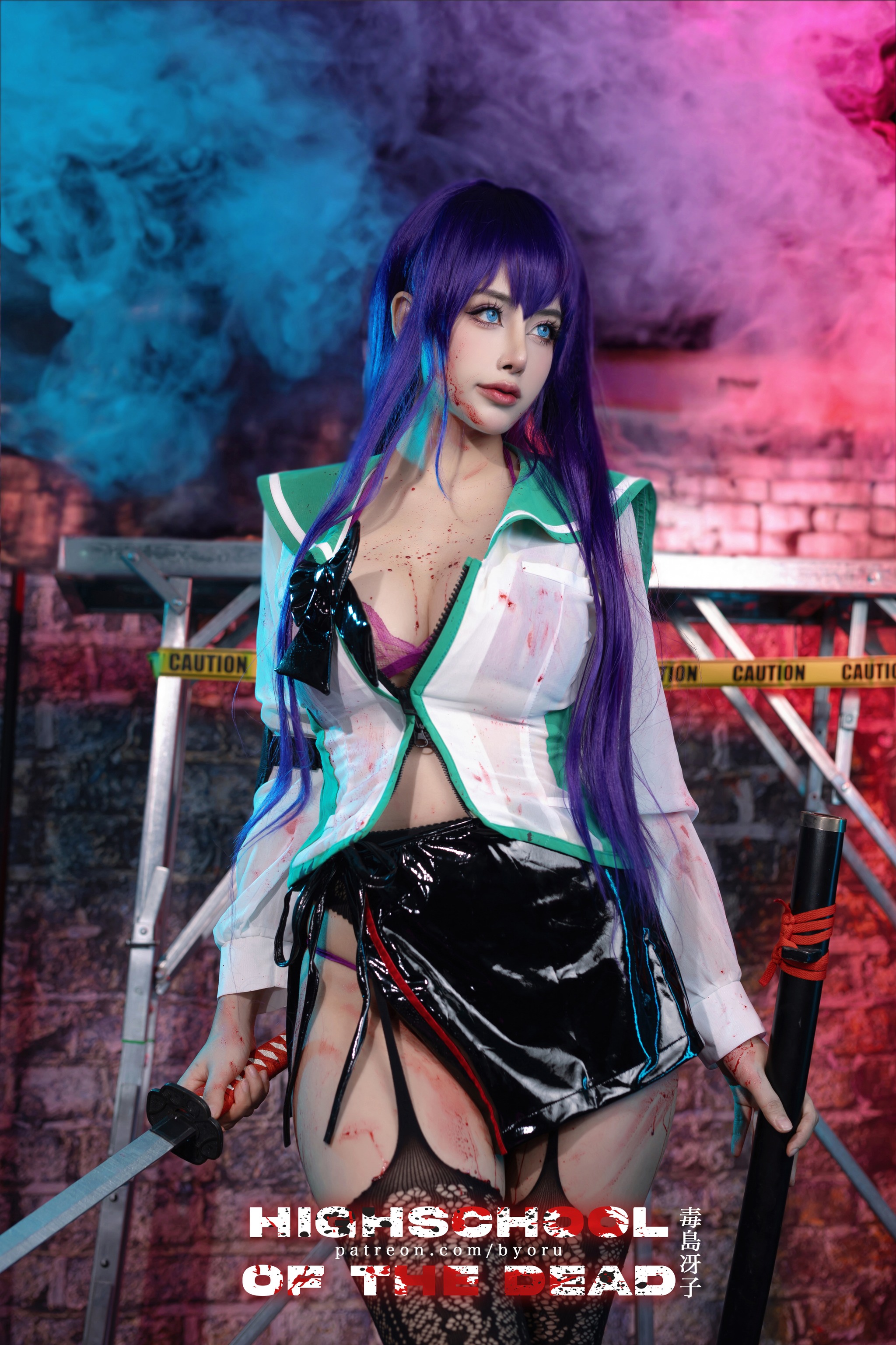 图片[1]-Byoru – NO.179 Saeko Busujima [48P]-XikXak